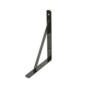 Consola punte, din otel, neagra, 300 x 200 x 30 mm
