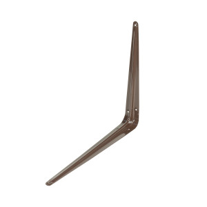 Consola standard, din tabla, maro, 300 x 350 x 48 mm