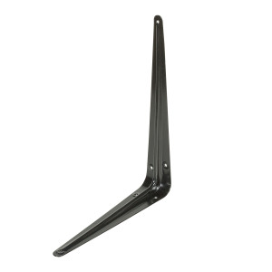 Consola standard, din tabla, neagra, 200 x 250 x 39 mm