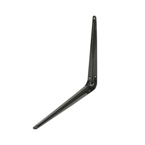 Consola standard, din tabla, neagra, 300 x 350 x 48 mm