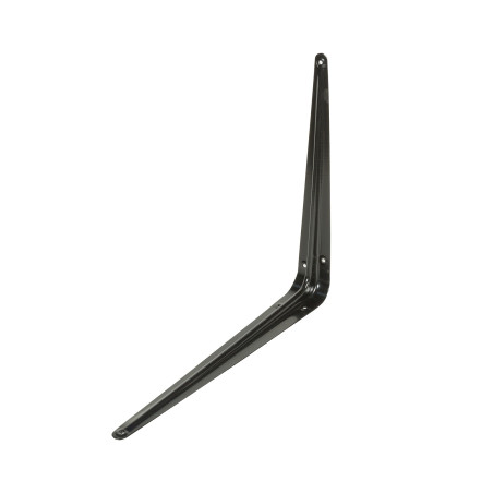 Consola standard, din tabla, neagra, 300 x 350 x 48 mm