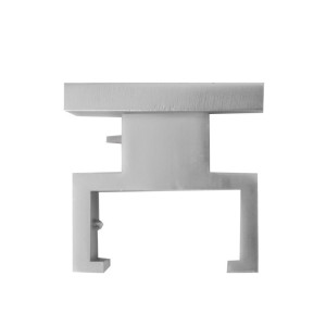 Consola tavan, pentru fixare sina PL, aluminiu, nichel satinat, 70 x 19 x 70.5 mm