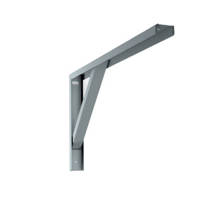 Consola tehnica, din tabla, zincata, 300 x 33 x 155 mm