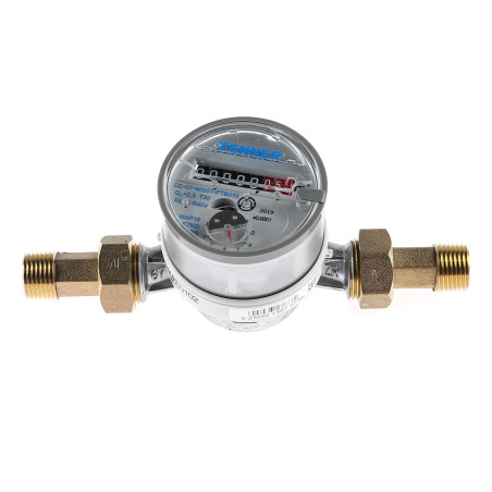 Contor apa rece, Zenner ETK-M, monojet, R80, DN15, 1/2"