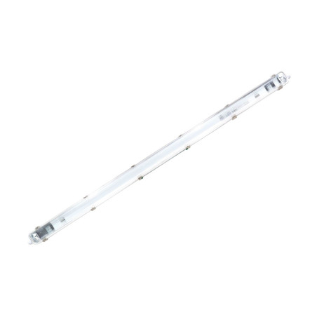 Corp de iluminat etans Hepol, G13, 1 x T8 (max 36W), 1200 mm, IP65, interior / exterior