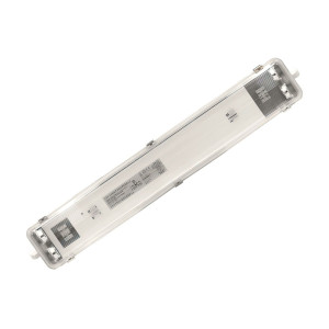Corp de iluminat etans Hepol, G13, 2 x T8 (max 2 x 18W), 600 mm, IP65, interior / exterior