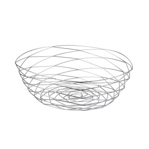 Cos de masa pentru fructe, KIC-0284C, din metal cromat, 10 x 30 cm