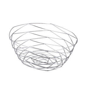 Cos de masa pentru fructe, KIC-0284F, din metal cromat, 8 x 22.5 cm