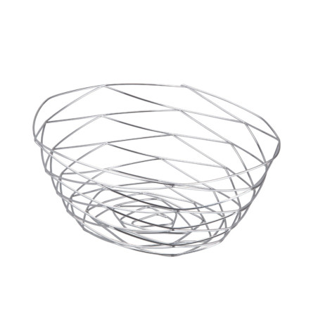 Cos de masa pentru fructe, KIC-0284F, din metal cromat, 8 x 22.5 cm