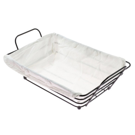 Cos de masa pentru paine, S006X, din otel + bumbac + poliester, 29 x 19 x 10 cm