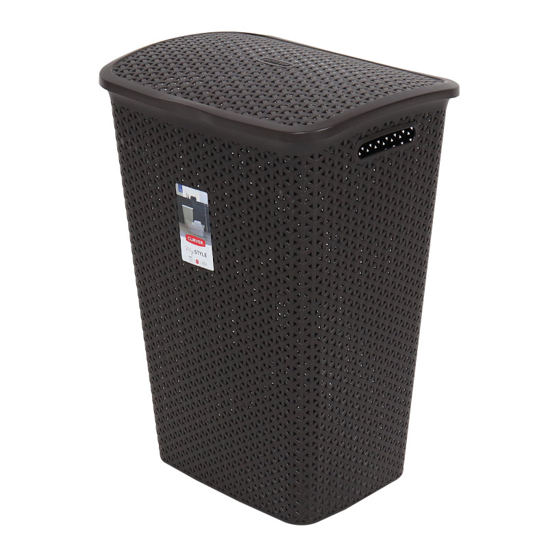 Cos de rufe My style, plastic, maro, 42.8 x 33 x 60.4 cm, 55 L