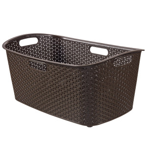Cos de rufe My Style, plastic, maro, 60 x 39 x 27.8 cm, 47 L