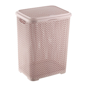 Cos de rufe, plastic, diverse culori, 45 L