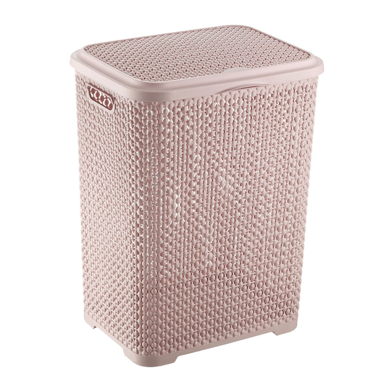 Cos de rufe, plastic, diverse culori, 45 L