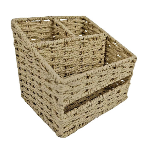 Cos depozitare K106, sfoara de hartie + intaritura metalica, 18 x 16 x 16 cm