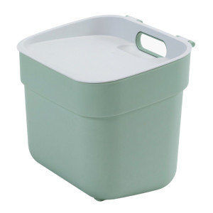 Cos gunoi Curver Ready to Collect 251948, plastic, forma dreptunghiulara, verde, cu capac, 5 L