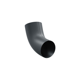 Cot 60 grade pentru sistem pluvial, Bilka, metalic, grafit (RAL 7024), mat, D 90 mm
