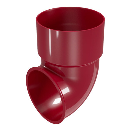 Cot burlan pentru sistem pluvial, Regenau, PVC, bordo, D 100 mm