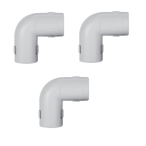 Cot pentru tub rigid, D 20 mm, Gewiss DX40320DY - set 3 bucati