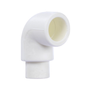 Cot PPR, redus, 20 x 20 mm, alb, 90 grade