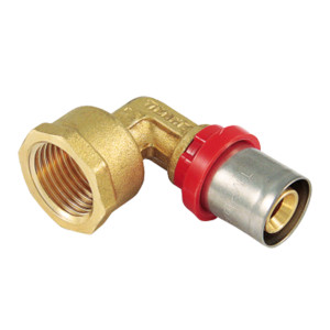 Cot presare PFM4 Tiemme, pentru incalzire in pardoseala cu agent termic, alama, filet interior, D 16.2 mm x 1/2"
