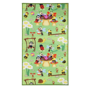 Covor camera copii Davo Pro, 67 x 120 cm, nylon, multicolor, dreptunghiular