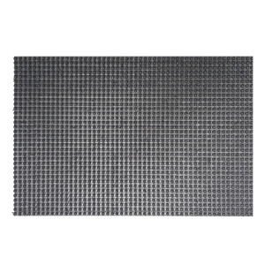 Covor intrare exterior Queens 402, 39 x 60 cm, polietilena, gri, dreptunghiular