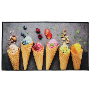 Covoras bucatarie Davo Pro 33038, inghetata, 67 x 120 cm, nylon, multicolor, dreptunghiular