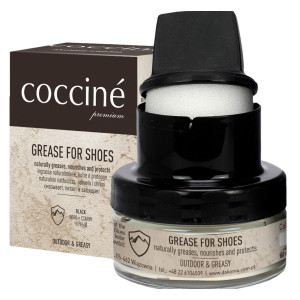 Crema pantofi, Coccine Grease, cu burete, incolora
