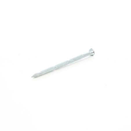 Cui striat pentru beton, cu cap inecat, otel, zincat alb, 2.7 x 50 mm