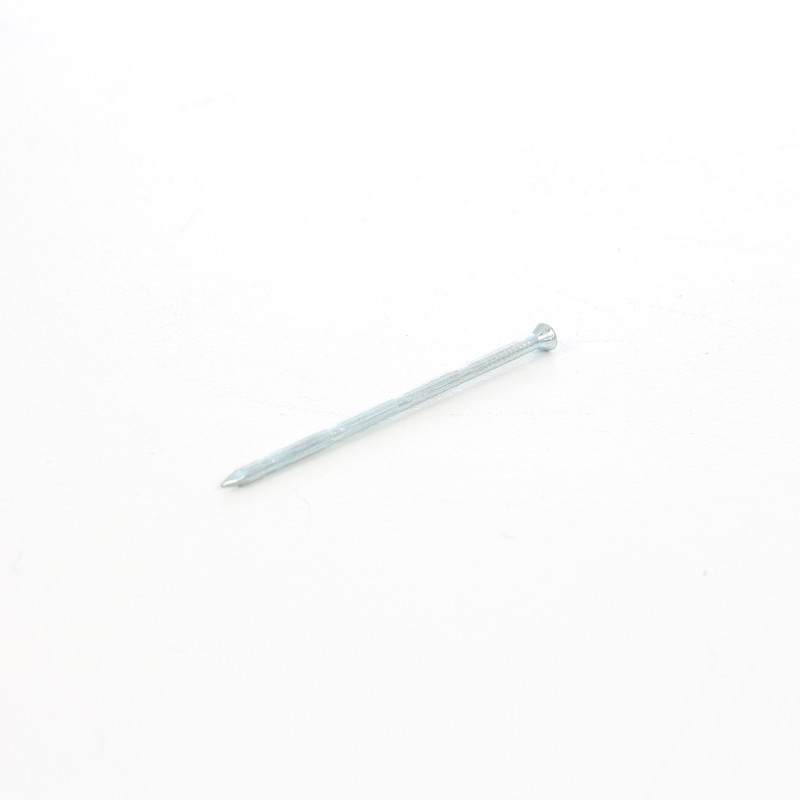 Cui striat pentru beton, cu cap inecat, otel, zincat alb, 2.7 x 60 mm