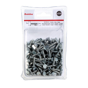 Cuie pentru sindrila Bardoline, otel, 3.1 x 20 mm, 250 buc