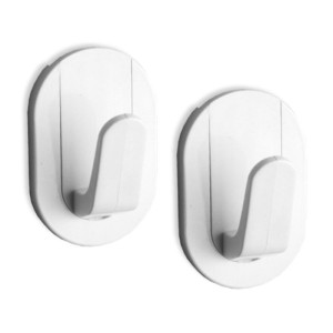 Cuier baie 316, montaj pe perete, cu o agatatoare, set 2 bucati