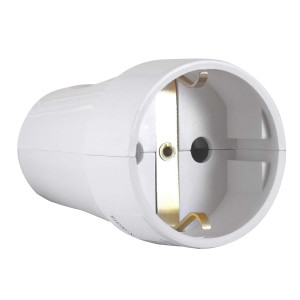 Cupla bipolara CB-CP N-96318, IP20, alb, cu contact protectie, 16 A, 250 V