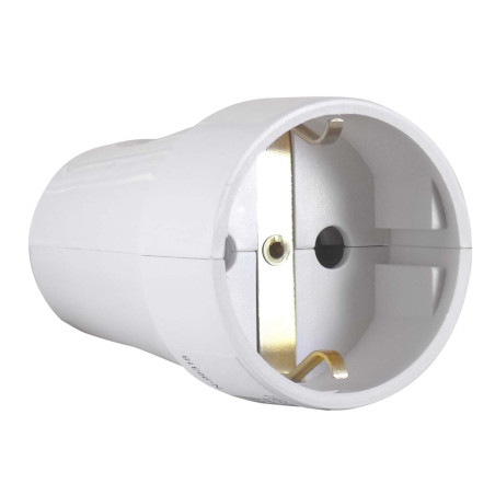 Cupla bipolara CB-CP N-96318, IP20, alb, cu contact protectie, 16 A, 250 V