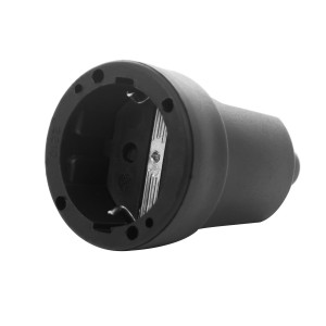 Cupla cauciuc Hoff Line 2210P, negru, 16 A, 250 V