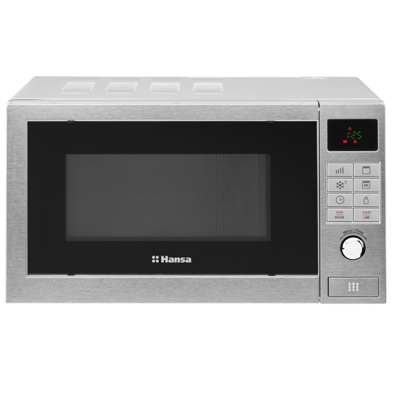 Cuptor cu microunde Hansa AMGF20E1GIH, 20 l, 700 W, 9 nivele de putere, decongelare in functie de greutate, control electronic, 