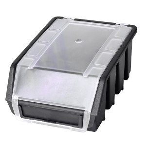 Cutie pentru depozitare, Patrol Ergobox 2 Plus, negru, 161 x 116 x 75 mm
