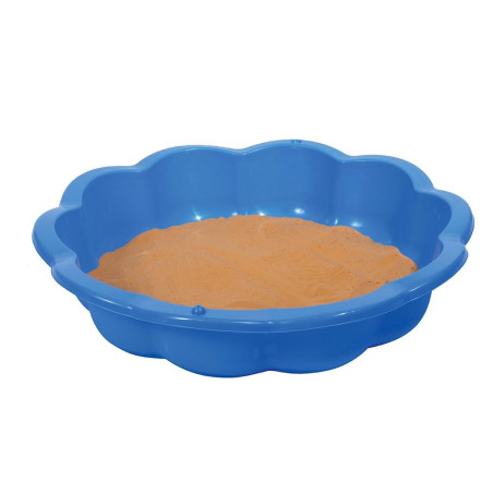 Cutie pentru nisip 24-515, floare, fara capac, PVC, 93 x 20 cm