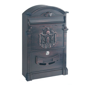 Cutie postala pentru interior / exterior Rottner Ashford, tabla otel, antique, 26 x 9 x 41 cm