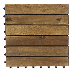 Dala lemn OT01 DB, exterior, 30 x 30 x 2.4 cm