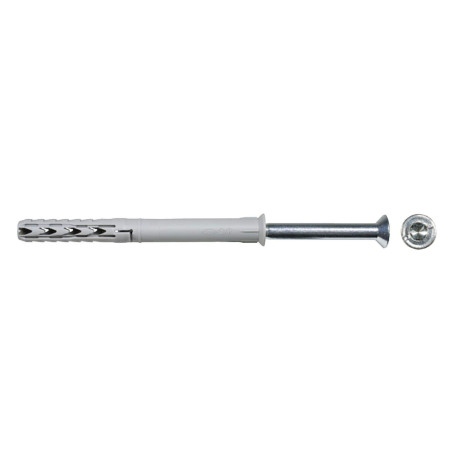 Diblu pentru materiale constructii, din nylon, 10 x 100 mm, Fischer SXR, cu surub de siguranta, Torx T40