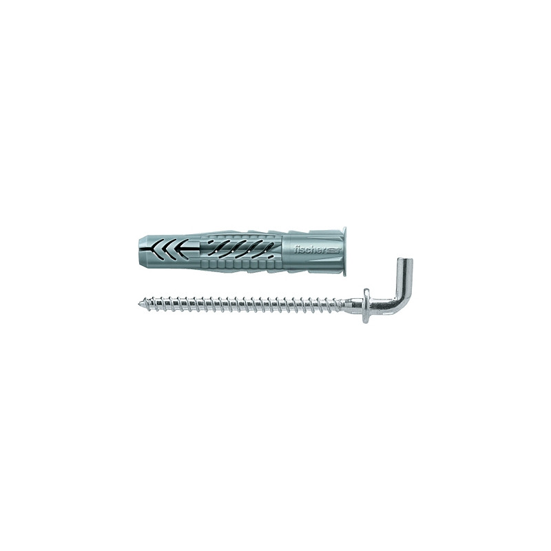Diblu universal, din nylon, cu carlig in vinclu, Fischer UX, 10 x 60 mm