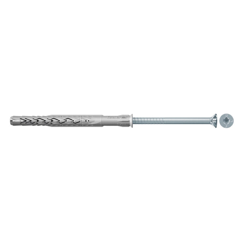 Diblu universal din nylon, cu surub, cap inecat, T50, Fischer SXR, 14 x 140 mm