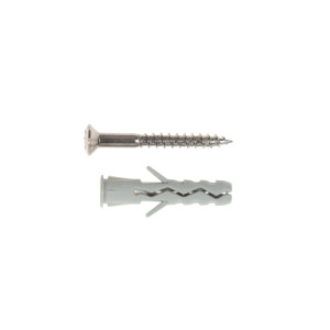 Diblu universal din nylon, cu surub cu cap bombat, Friulsider TUV, 6 x 30 mm