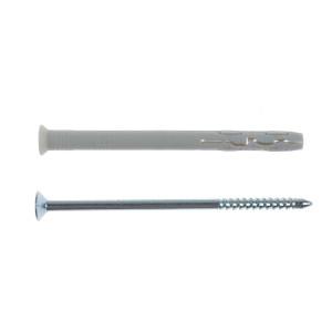 Diblu universal din nylon, cu surub, Fischer, 6 x 80 mm