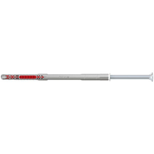 Diblu universal, din nylon, Fischer DuoXpand T, 10 x 200 mm, cu surub, zincat alb, cu cap inecat, Torx, TX30