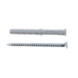 Diblu universal din nylon, Fischer SXR, 8 x 80 mm, cu surub T30