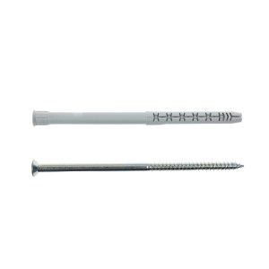 Diblu universal din nylon, Friulsider FM-X5, 10 x 200 mm, cu surub, 7 x 205 mm, cap inecat, amprenta Torx