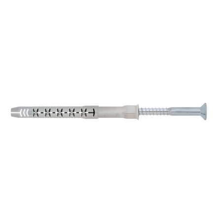 Diblu universal din nylon, Friulsider FM-X5, 8 x 100 mm, cu surub, 6 x 105 mm, cap inecat, amprenta Torx